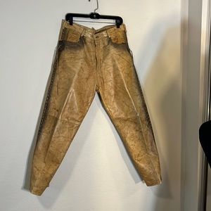 Men’s leather pants